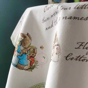 Bundle of 2 Spring Table Cloth-Peter Rabbits Tablecloth+2 napkins
